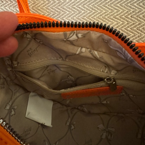 🎃 NWT Betsey Johnson Kitsch Orange Pumpkin Crossbody Bag/Purse Xoginger 🎃 - Picture 10 of 12
